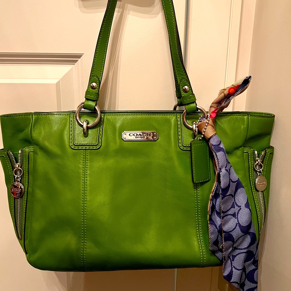 Coach leather bag